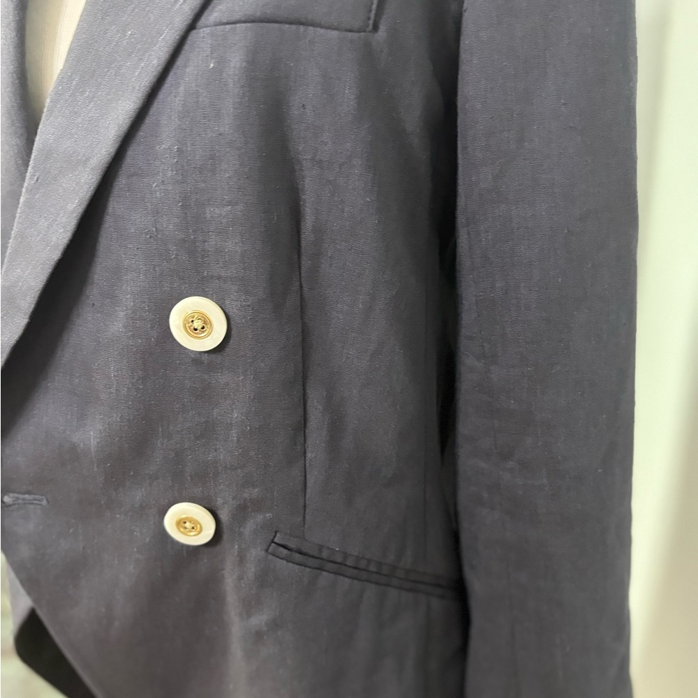 Veronica Beard Miller Linen Jacket  — Size 4 - Picture 5 of 10